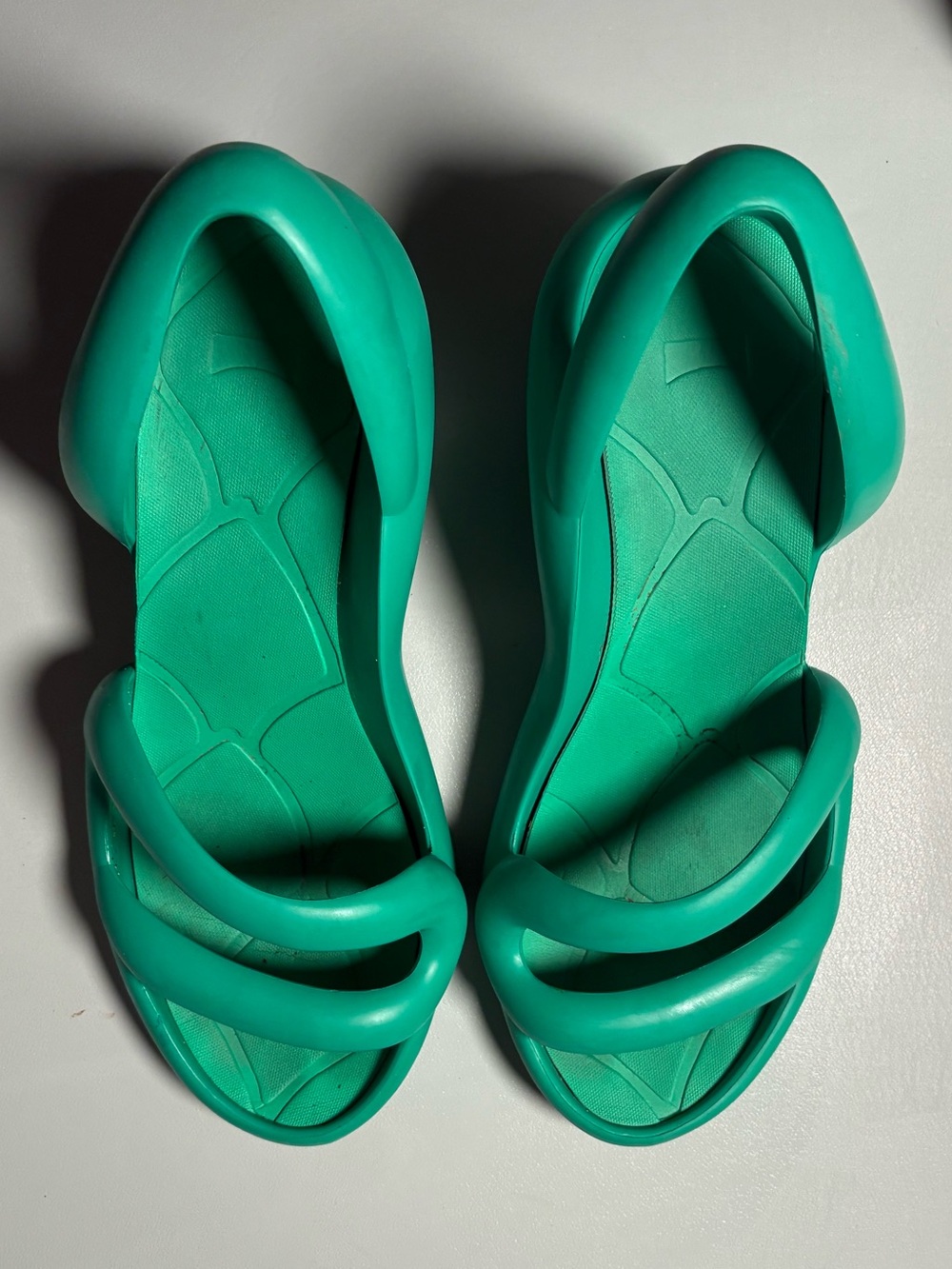 Camper Kobrah sandals in Kelly green | Size EU 42 🟩 🐍